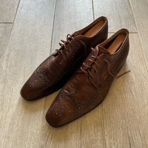 Mercanti Florentini Wingtip Brown Dress Shoes